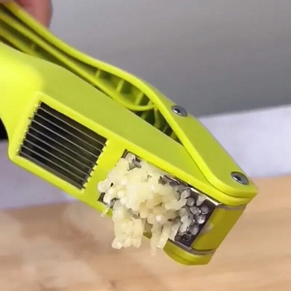 2-in-1 Multifunctional Garlic Press For Pressing Mash Garlic And Sliced Garlic,Vegetable Squeezer For Home Cooking Masher Tool - Image 5