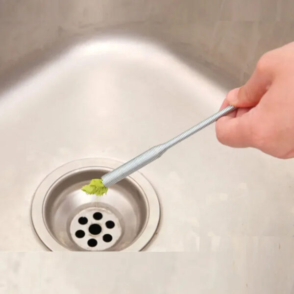 Hand Pinch Cleaning Sewer Pipe Plunger Hand Pinches Four Claws Pipe Opener Drains Four Claw Telescopic Bathroom Accessories Home - Image 3