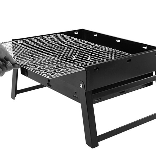 Portable Foldable Charcoal Grill Mini Tabletop Stainless Steel Barbecue Grill for Backyard Camping Picnics - Image 4