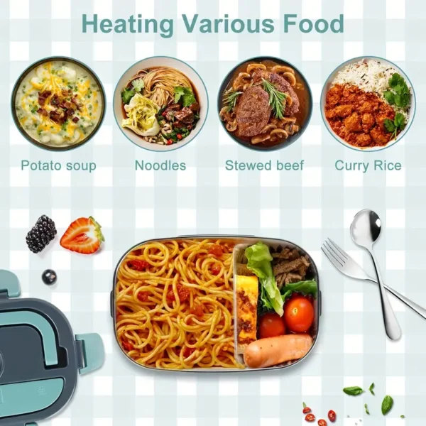 2-In-1 Electric Heating Lunch Box Car - Image 8