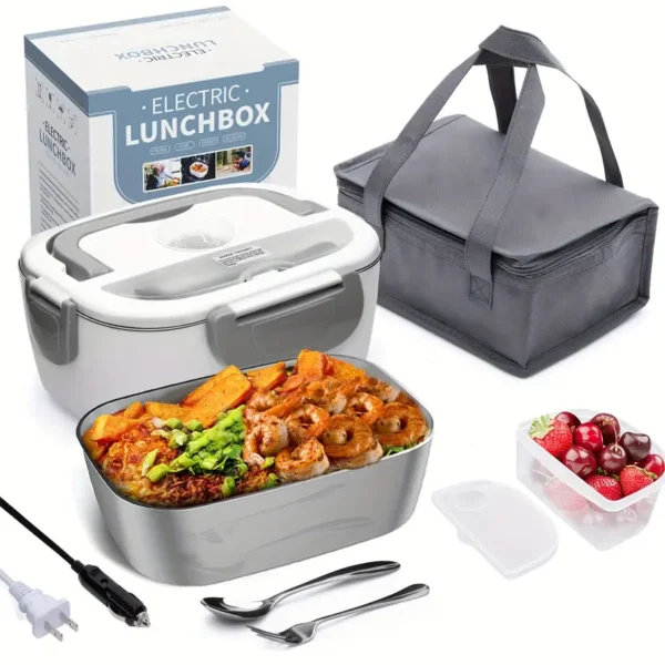 2-In-1 Electric Heating Lunch Box Car - Image 2