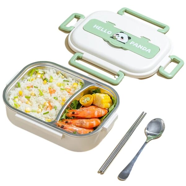 Stainless Leakproof Lunch Box Panda for Kids - Image 10