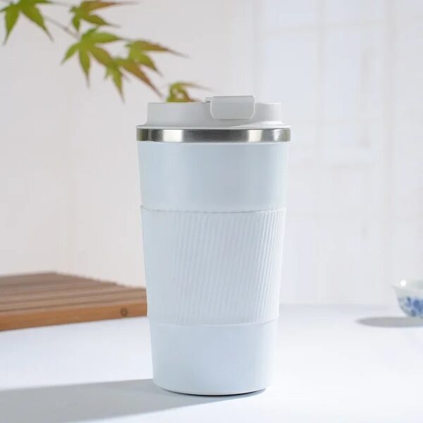 Stainless Steel Thermal Coffee Cup – 380ml / 510ml Insulated Travel Mug for Car & Office - Image 11