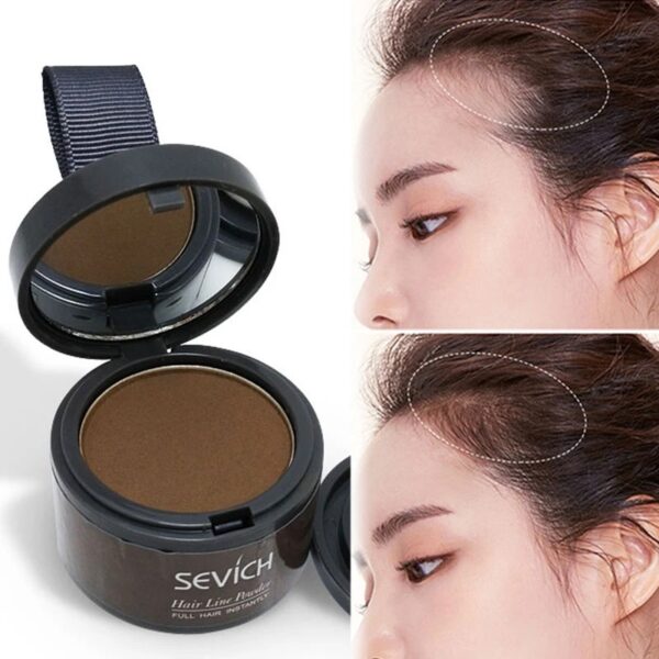 Sevich Hairline Powder 4g Hairline Shadow Powder Makeup Hair Concealer Natural Cover Unisex Hair Loss Product - Image 4