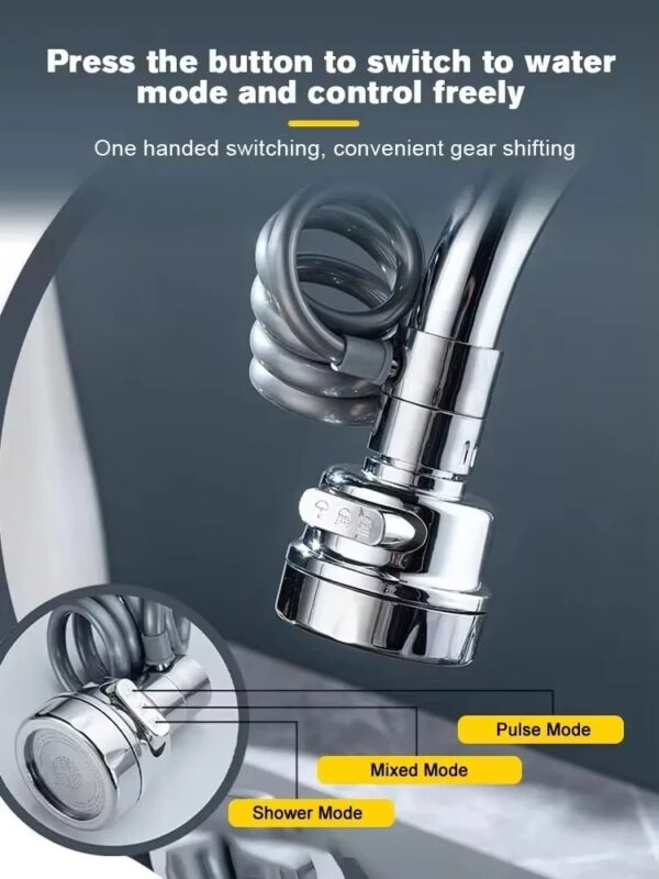 Kitchen Faucet Sprayer Attachment with Stretchable Hose - Image 7