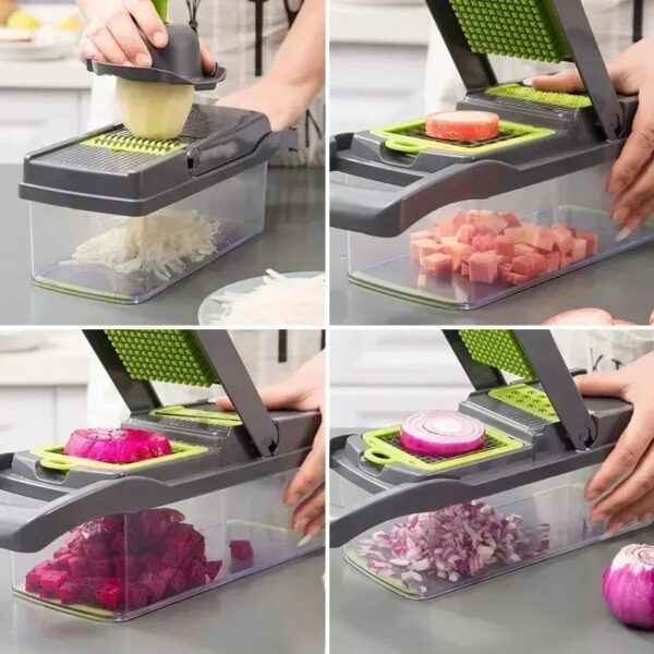 16-in-1 Multifunctional Vegetable Chopper - Image 4