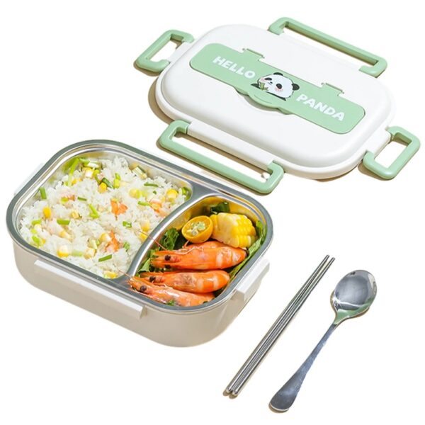 Stainless Leakproof Lunch Box Panda for Kids - Image 4