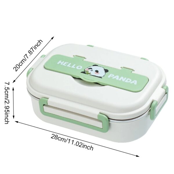 Stainless Leakproof Lunch Box Panda for Kids - Image 6
