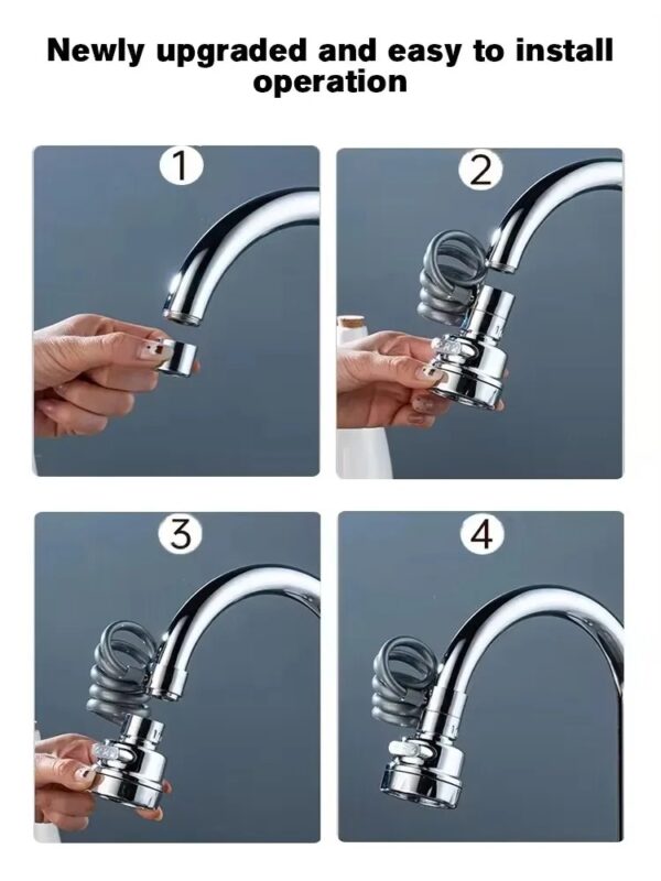 Kitchen Faucet Sprayer Attachment with Stretchable Hose - Image 12