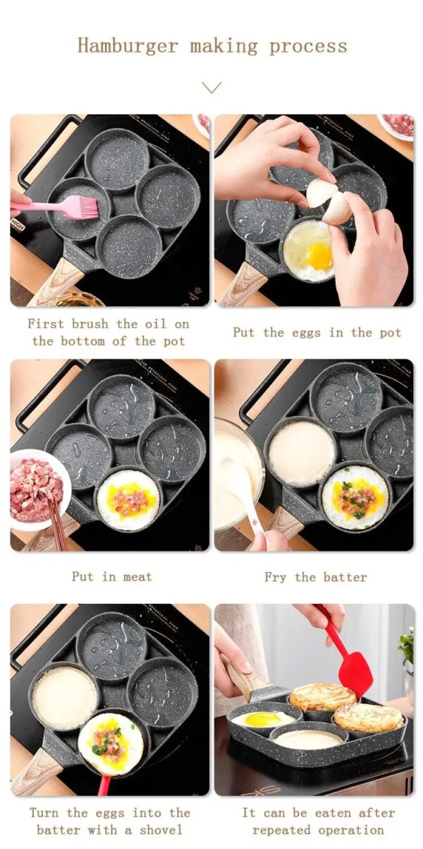 Four-hole Frying Pot Pan - Image 6