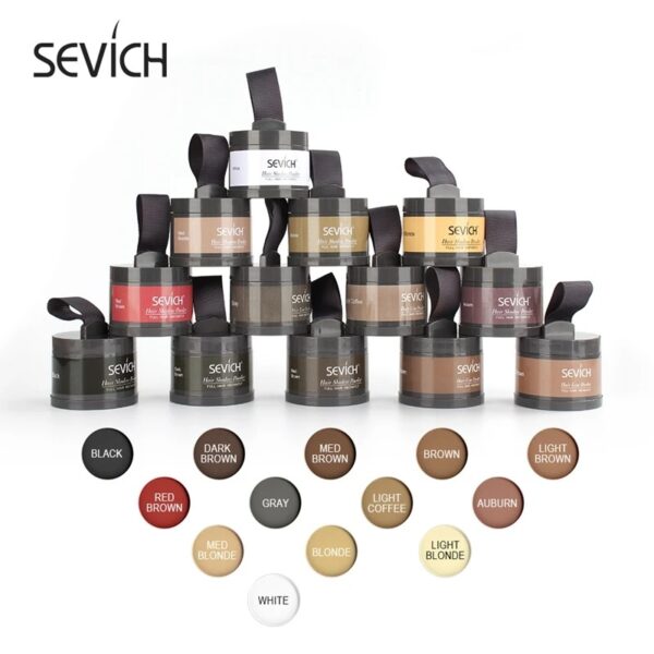 Sevich Hairline Powder 4g Hairline Shadow Powder Makeup Hair Concealer Natural Cover Unisex Hair Loss Product - Image 9