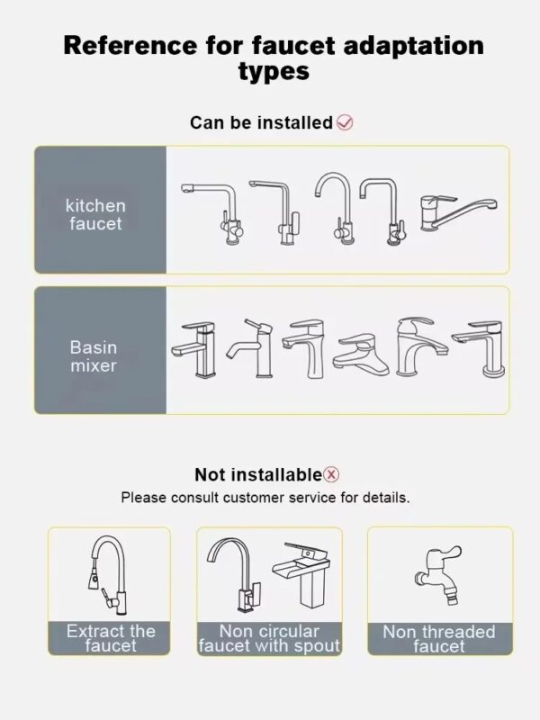 Kitchen Faucet Sprayer Attachment with Stretchable Hose - Image 14