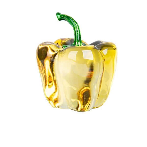 Color Crystal Chili Figurine Collectible Paperweight Glass Pepper Vegetable Ornament Table Office Home Decor Gift - Image 7