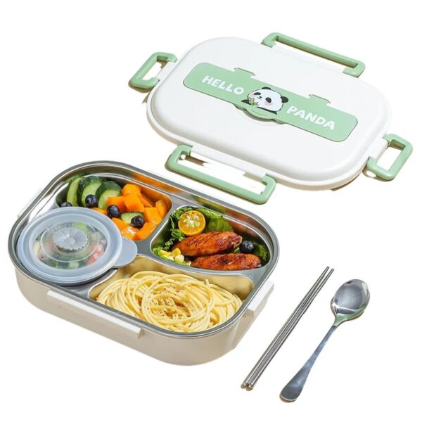 Stainless Leakproof Lunch Box Panda for Kids - Image 8