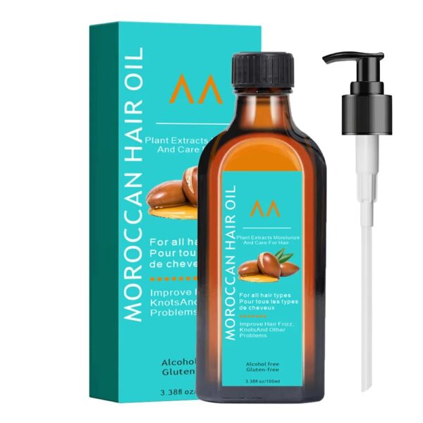 Moroccan Oil  Care Hair Essential Oil Frizzy Hair Smooth Shiny Conditioner Essence Oil - Image 8