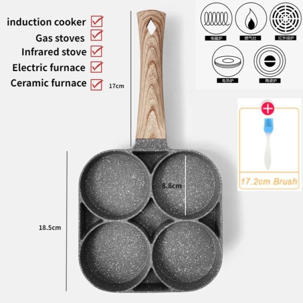 Four-hole Frying Pot Pan - Image 8