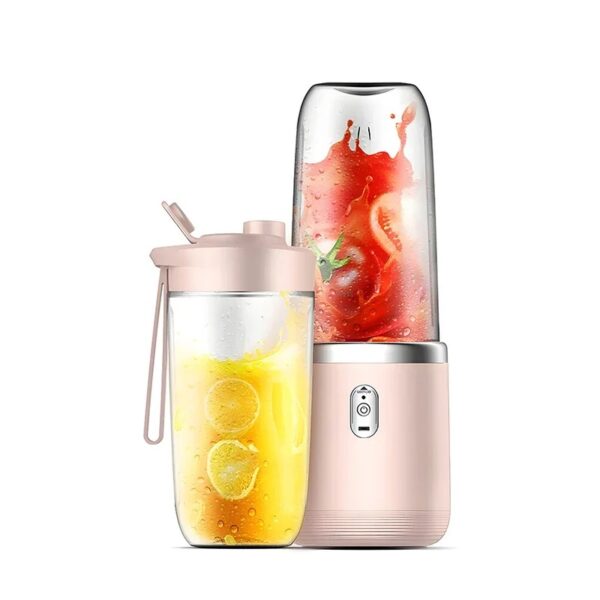 Portable Juicer Blender 400ml Electric Fruit Juicer USB Charging Lemon Orange Fruit Juicing Cup Smoothie Blender Machine 2cups - Image 8