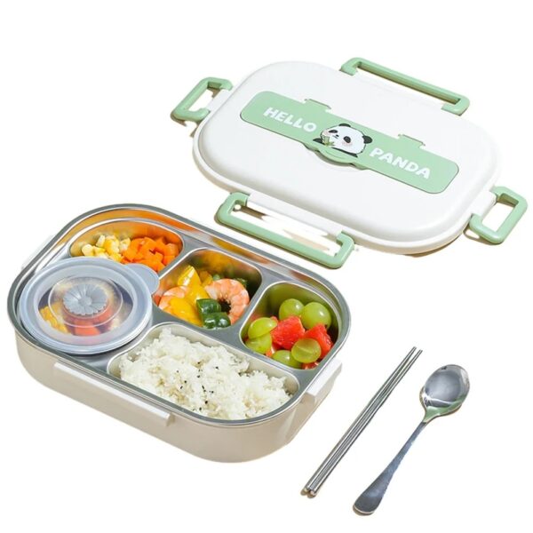 Stainless Leakproof Lunch Box Panda for Kids - Image 9