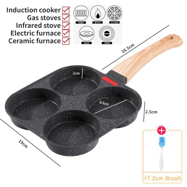 Four-hole Frying Pot Pan - Image 9